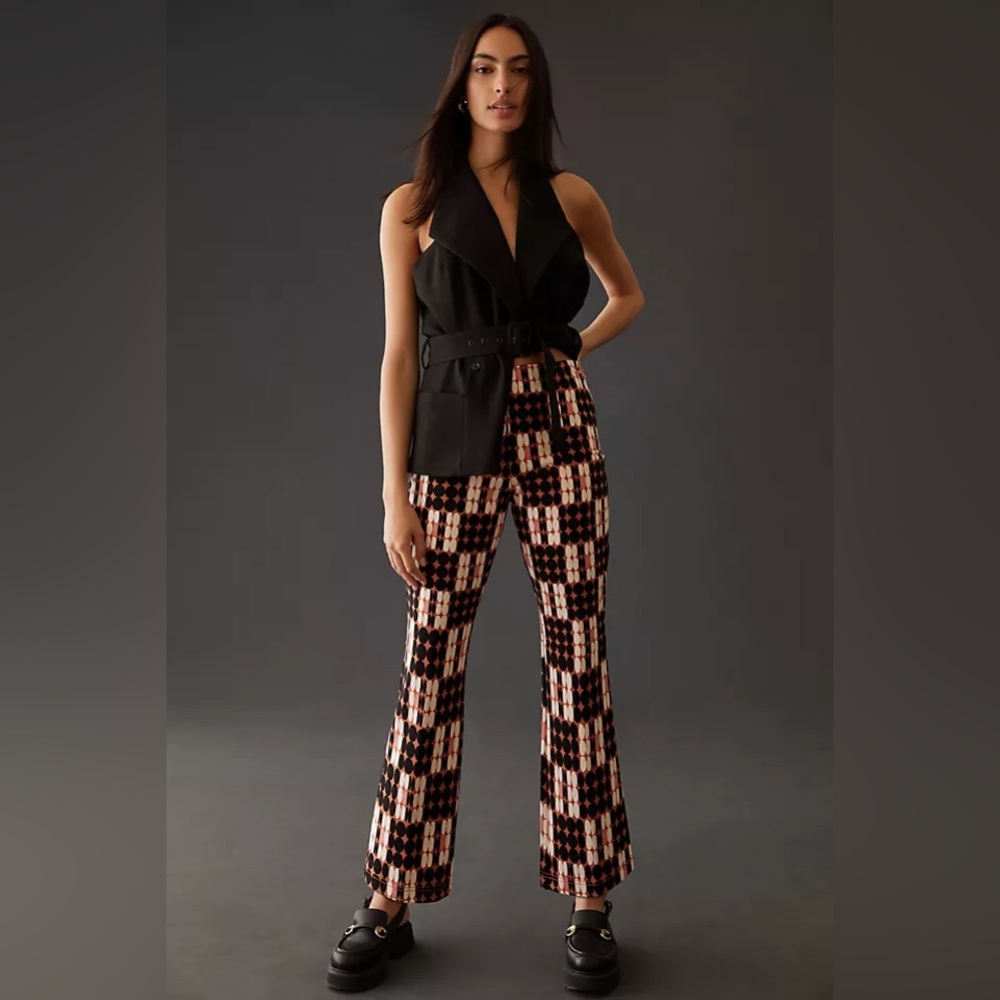 Margot Cropped Kick Flare Pants